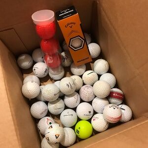 43 golf balls